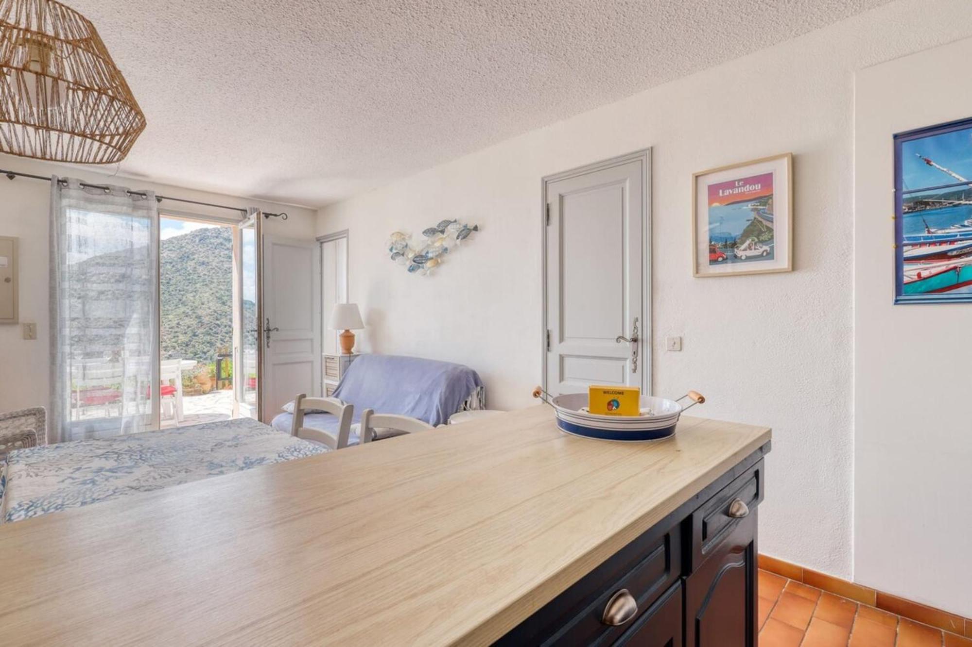 Vue exceptionnelle à Saint-Clair pour 5 personnes Le Lavandou Exterior foto
