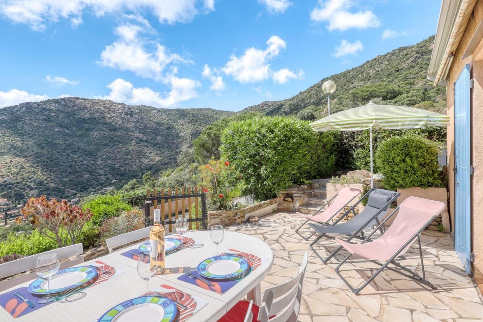Vue exceptionnelle à Saint-Clair pour 5 personnes Le Lavandou Exterior foto
